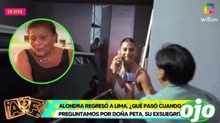 Alondra García y su incómoda reacción cuando le preguntan por Doña Peta, su exsuegrita 