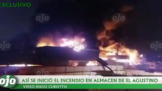 El Agustino: Así se inició el voraz incendio donde murieron tres bomberos [VIDEO]