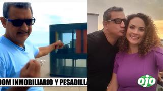 Sergio Galliani y Connie Chaparro viven drama por ascensor instalado frente a su casa en Punta Hermosa 