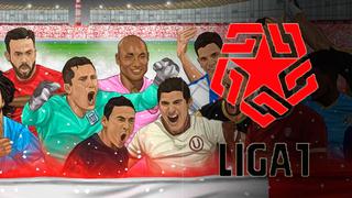 Corzo, Butrón, Cazulo y los jugadores de la Liga 1, caricaturizados en una imagen para luchar contra el COVID-19 | FOTO