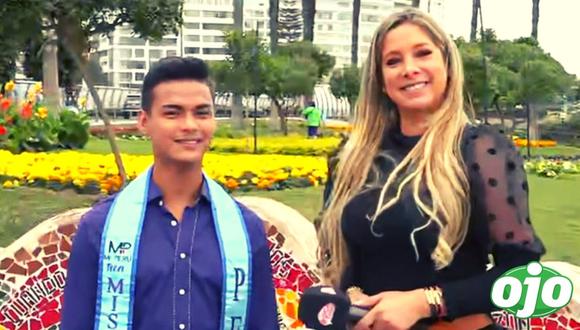 Sofía Franco reapareció en TV como intérprete de lengua de señas del Mister Teen Perú