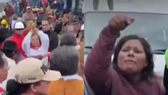Abren investigación contra Ruth Bárcena por agredir a la presidenta Boluarte en Ayacucho. (Canal N)