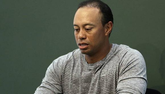 Tiger Woods no bebió, pero medicinas prescritas lo tumbaron al volante