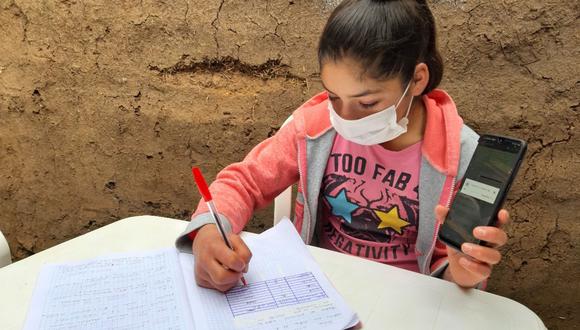Piura: Usan paneles solares para que niños de comunidades campesinas accedan a clases virtuales. (Foto: Andina)