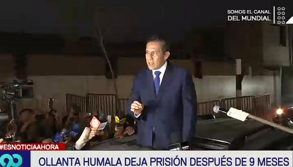 Ollanta Humala abandona penal de Barbadillo: "Mi pensamiento y mi corazón están en mi familia"