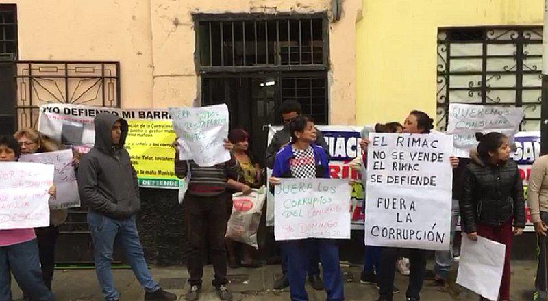 Rímac: 33 familias se atrincheran en quinta para evitar desalojo