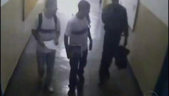 Video muestra al asesino de escolares en Brasil antes de inicar matanza 