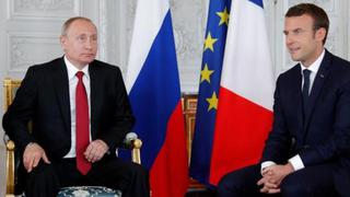 Francia toma distancia de Estados Unidos, su aliado de la OTAN, y saca cara por Vladimir Putin