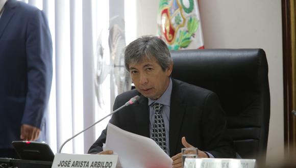 José Arista Arbildo, ministro con varios procesos penales encima. (Foto: GEC)