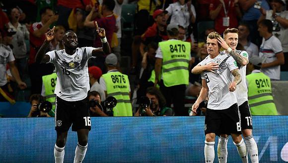 Alemania gana sufriendo 2-1 contra Suecia en un partido de infarto (VIDEO)