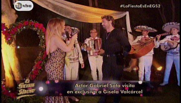 El Gran Show: Gabriel Soto llega como invitado y Gisela queda enamorada [FOTOS]