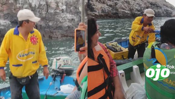 Trabajador de D´Onofrio es viral por vender helados en medio del mar