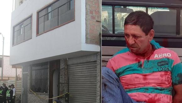 El feminicida fue intervenido en el departamento que alquilaba la víctima en Tacna. (Foto: GEC)