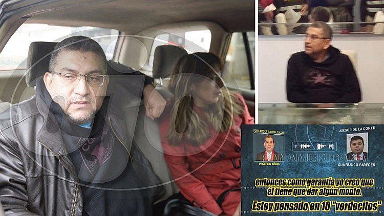 Capturan a juez Walter Ríos, el de los “10 verdecitos” (VÍDEO)