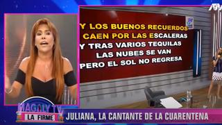 Magaly Medina sobre canto de Juliana Oxenford: “Por eso no deja de ser periodista” | VIDEO 