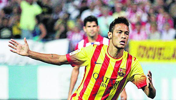 Con cabezazo de Neymar