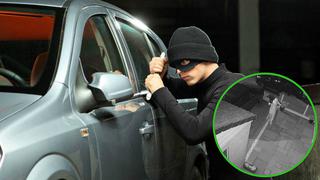 Dos ladrones roban carro en menos de un minuto sin tener las llaves (VIDEO)