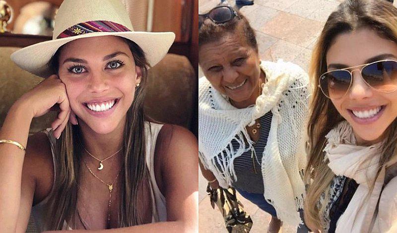 Alondra García estuvo presente en cumpleaños de doña Peta
