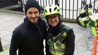 David Beckham tuvo gran gesto con una paramédica y su paciente  