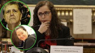 Rosa Bartra habla sobre la exclusión de Keiko Fujimori y Alan García en comisión Lava Jato