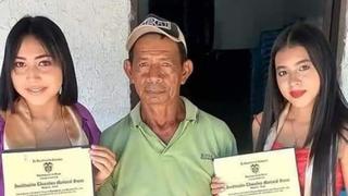 Estudiantes celebraron su graduación con el vendedor de comida que les fiaba cuando no tenían dinero