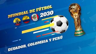 Ecuador propone a Perú y Colombia organizar juntos el Mundial 2030