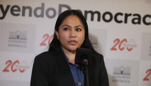 Congresista Heidy Juárez. Foto: GEC