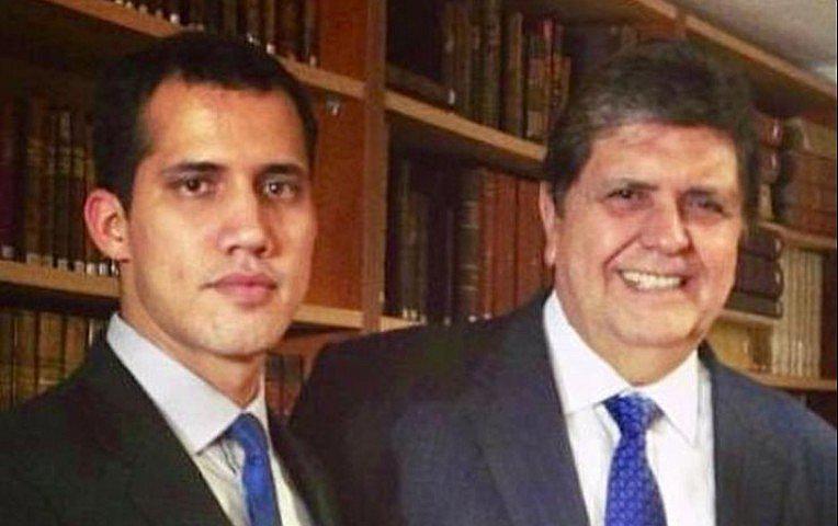 ​Repudian a Guaidó por sus "palabras" a favor de Alan García