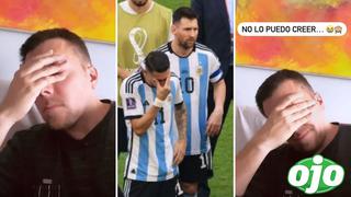 Mundial Qatar 2022: Julián Zucchi sufre tras derrota de Argentina: “No lo puedo creer” | VIDEO