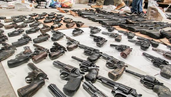 Más de 3 mil armas de fuego internadas en la Sucamec siguen procesos por estar implicadas en actos delictivos