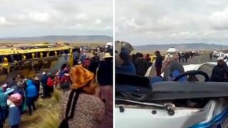 Bus interprovincial y combi chocan en Desaguadero dejando 20 muertos (VIDEO)