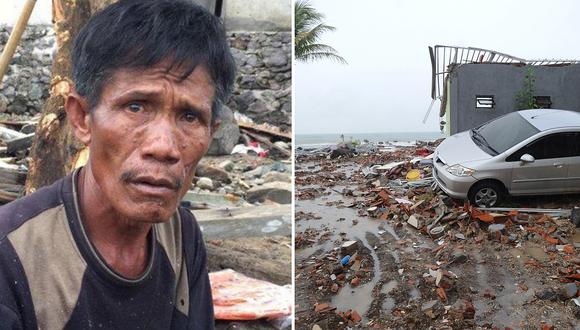 Indonesia: hombre tuvo que decidir si salvaba a su esposa, madre o hijo en pleno tsunami