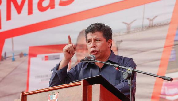 El presidente Pedro Castillo rechazó las imputaciones realizadas por Karelim López a la fiscalía. Foto: (GEC)