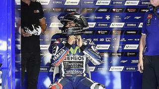 Jorge Lorenzo: Decepcionado y enfadado por caerse cuando iba segundo