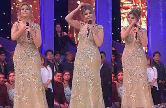 Gisela Valcárcel se quita el maquillaje y las pestañas antes de despedirse de 'El Gran Show'