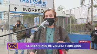 Violeta Ferreyros se quiebra porque su hija está coma diabético: “Voy a verla y la encuentro privada” 