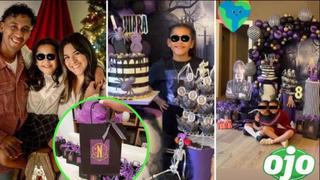 Así fue la majestuosa fiesta de ‘Merlina’ que le hizo Renato Tapia a su hija por sus 8 años en España | VIDEO