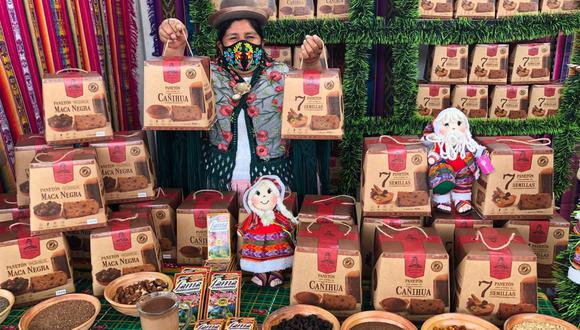 Panetones de granos andinos se venden en Feria de los Deseos.