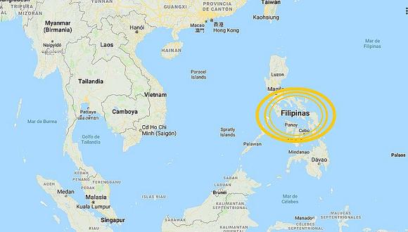 ​Sismo de 5.9 grados sacudió Filipinas