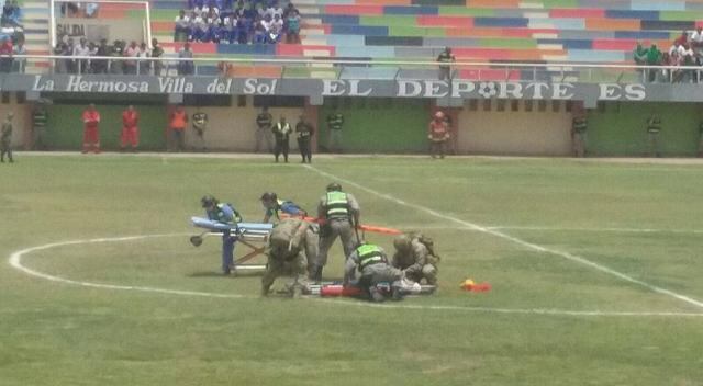 ​Fenómeno de El Niño: Chosica realizó simulacro aéreo de evacuación [FOTOS]