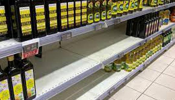 Reino Unido limita la adquisición del aceite vegetal debido a la guerra en Ucrania.