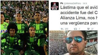 Chapecoense: hincha de la U contra página de meme que usó tragedia para burlarse de AL