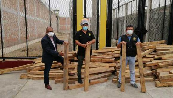 Tumbes: Reclusos convertirán más de 300 troncos de madera en bonitos artículos de casa (Foto: INPE)