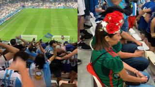 Mexicanos se equivocan con las entradas y terminan con la hinchada argentina en el Mundial