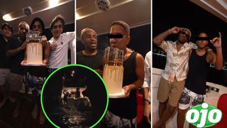 El tremendo tonazo que le hizo Jefferson Farfán a su hijo Adriano en un lujoso yate en Miami | VIDEO