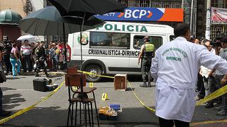 Centro de Lima: Dos cambistas heridos deja asalto en la Calle Capón [FOTOS Y VIDEO]