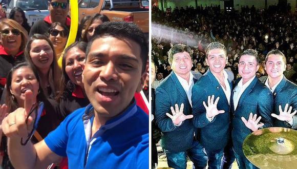 Christian Yaipén canta en pleno aeropuerto de Chile con fans (VIDEOS)