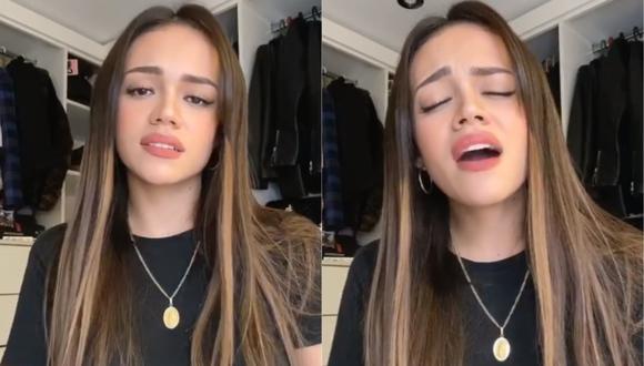 Mayra Goñi canta en plena cuarentena por coroonavirus. (Foto: Captura Instagram)