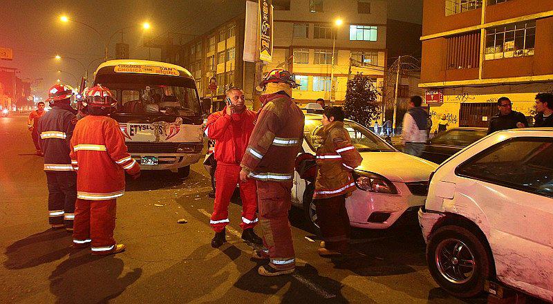 Breña: Chosicano protagoniza quíntuple choque en la mavenida Arica