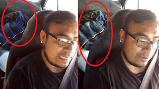 Reflexión de taxista se viraliza luego de grabar a pasajera ebria (VIDEO)